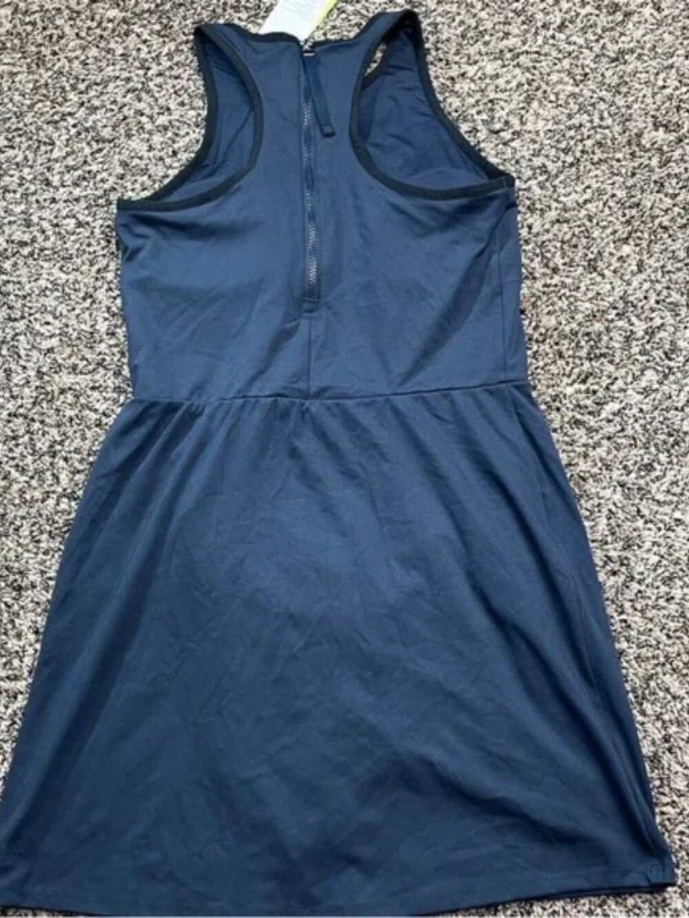 All In Motion Woven Knit Golf Tennis Active Sleeveless Dress Navy/Black S NWT - Picture 4 of 8